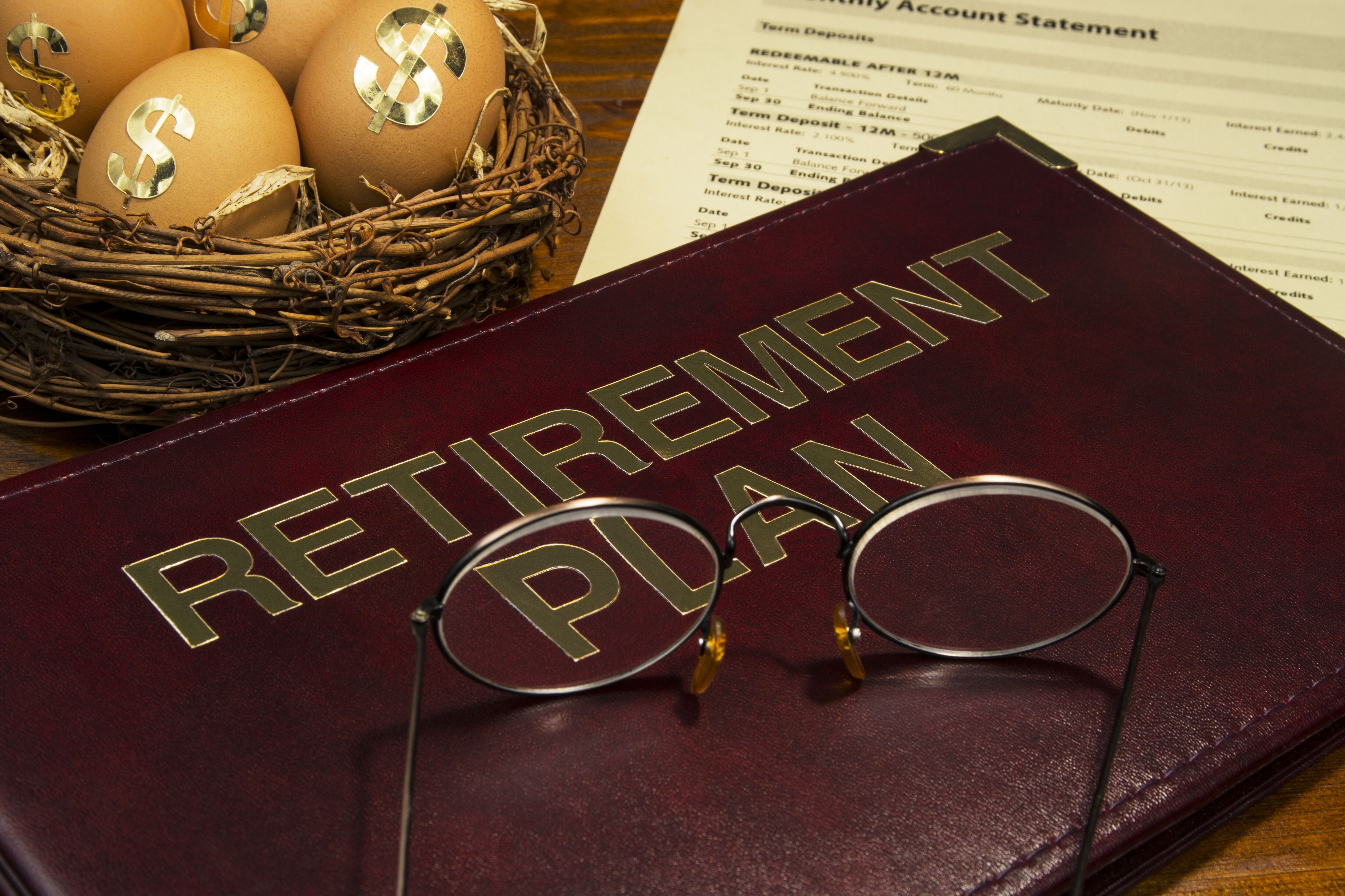 Retirement saving plan with nest egg